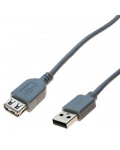 Rallonge USB 2.0 grise - 3 m