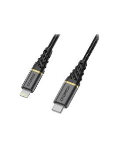 Cable Otterbox Premium USB C-Lightning - noir 1 m
