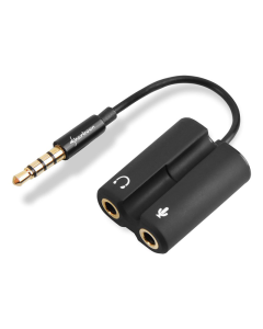 Adaptateur Jack 3,5 mm pour casque + micro